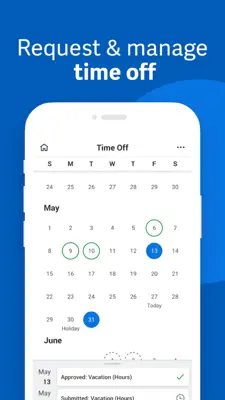 Workday android App screenshot 2